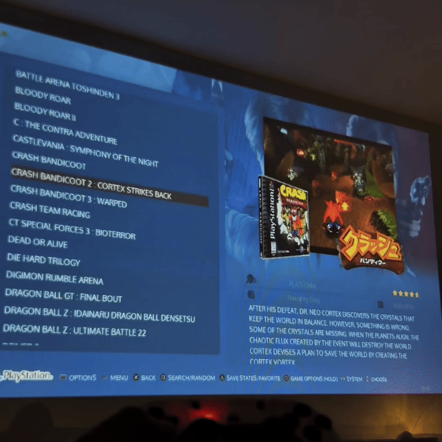 Retro game titles